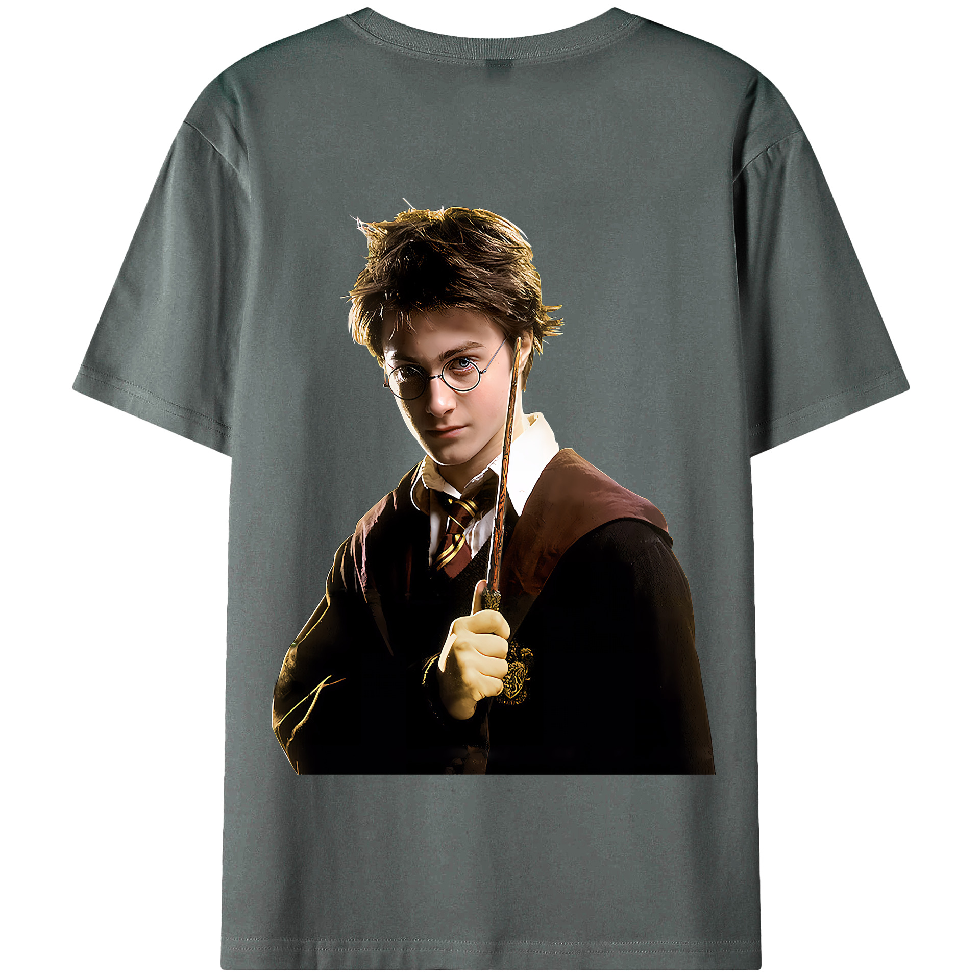 （画像用） Harry Potter ハリー・ポッターシリーズ 綿100％半袖Tシャツ（背面プリント）